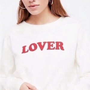 Daydreamer x Free People Lover Sweatshirt Size Small NWOT